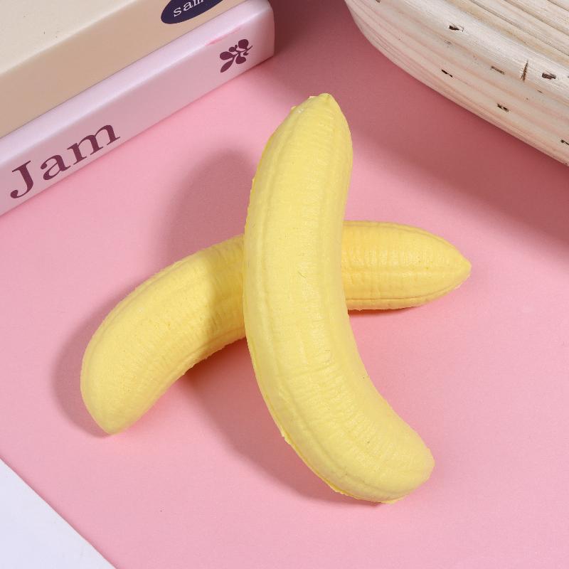 Anti Stress Toys Adult Kid Banana Hand Relax Toy Funny Gifts Cute Simulation Banana Squeeze Toy Soft Slow Rebound