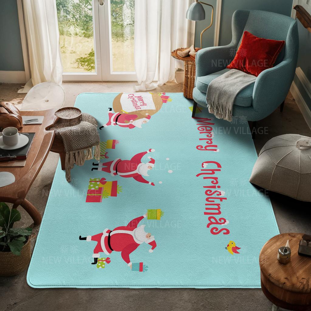 Koberec ke vchodu do domu Rohožka ke dveřím do domu Obývací pokoj Vana Koupelna Protiskluzové koberce s absorpcí vody vana Veselé Vánoce zima