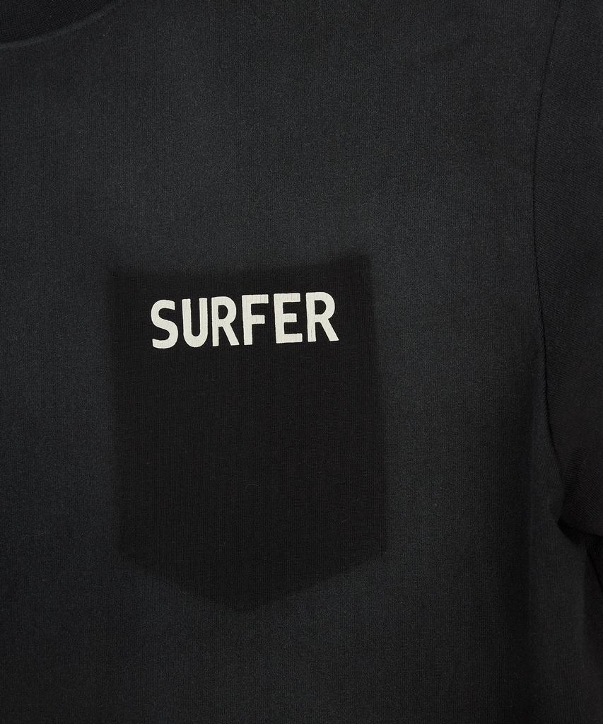 1011 GALLERY Faded Surfer T-Shirts - Black