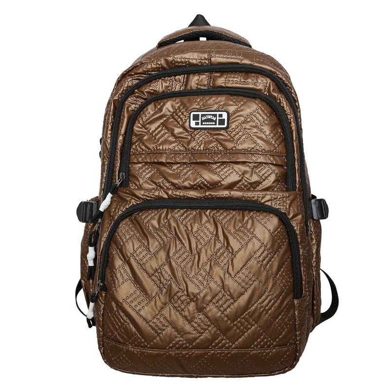 Geantă de școală pentru elevi Rucsac de damă de culoare solidă Rucsac de mare capacitate pentru bărbați