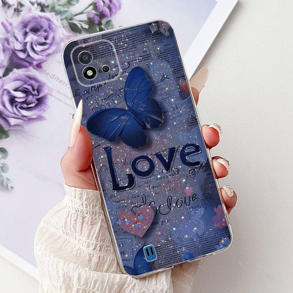 For Realme C11 (2021) RMX3231 Fashion Cool Pattern Phone Case For Realme C11 2021 Soft Silicone TPU Cases