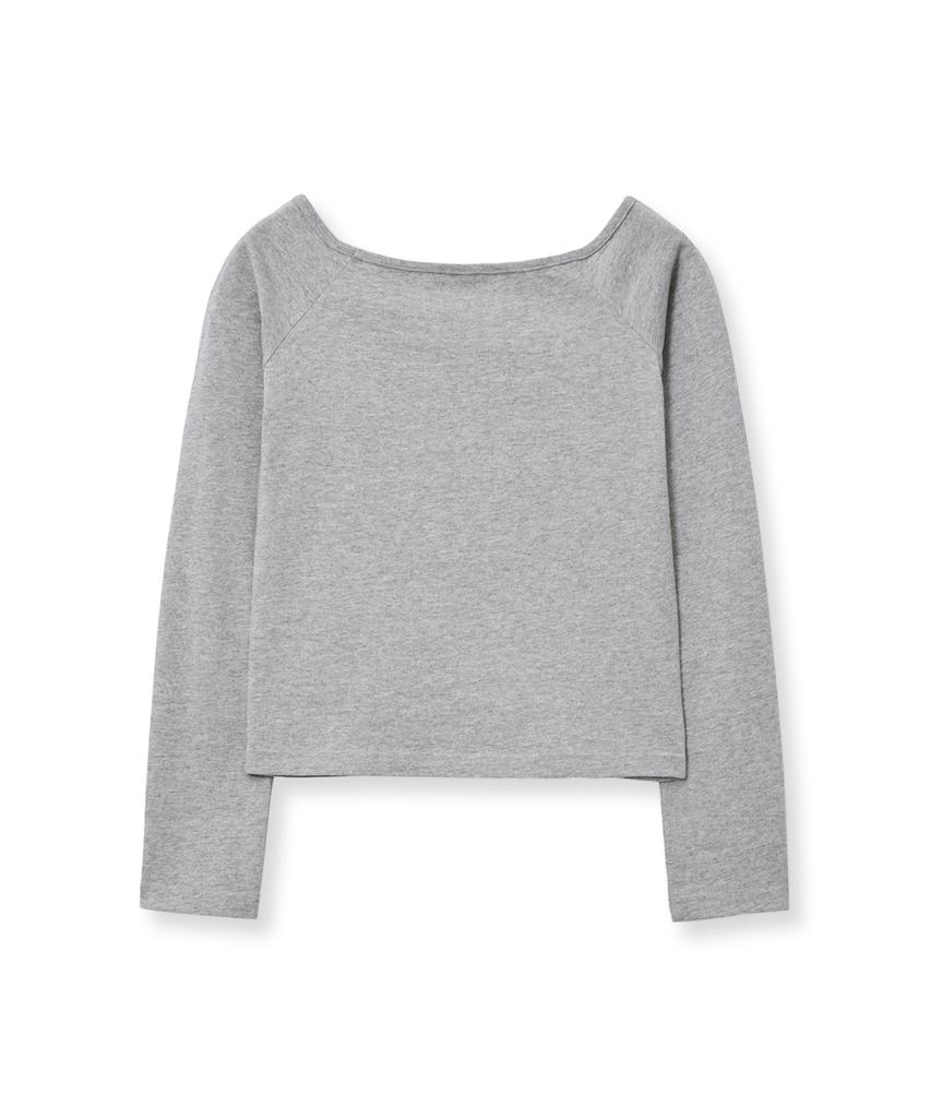 YALE Cutoff Long Sleeve_Gray