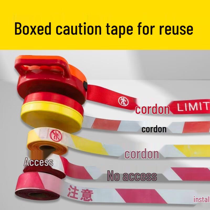 HANDUNYOU Retractable Safety Warning Tape Set