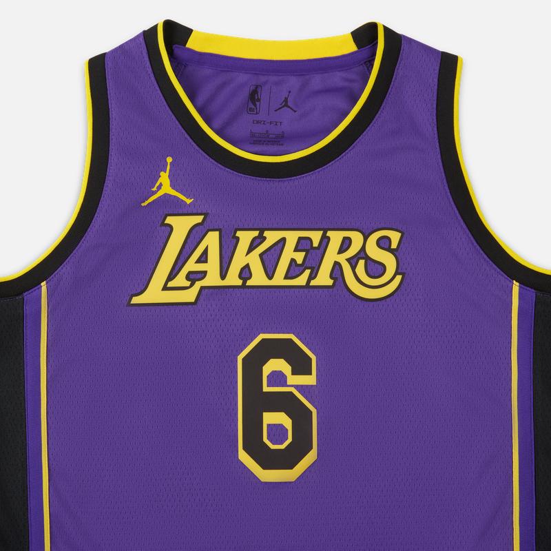 Jordan X NBA Collaboration Kids Basketball Jersey Kids Sportswear Purple FJ4835-504