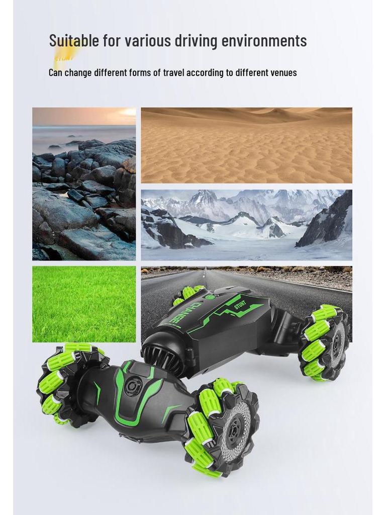 Gesture-Controlled Drifting Stunt Car with Lights & Spray - Off-Road Electric Toy for Kids