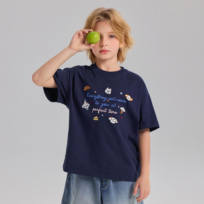 Zhimu Kids' 7A Anti-Bacterial Cotton T-Shirt