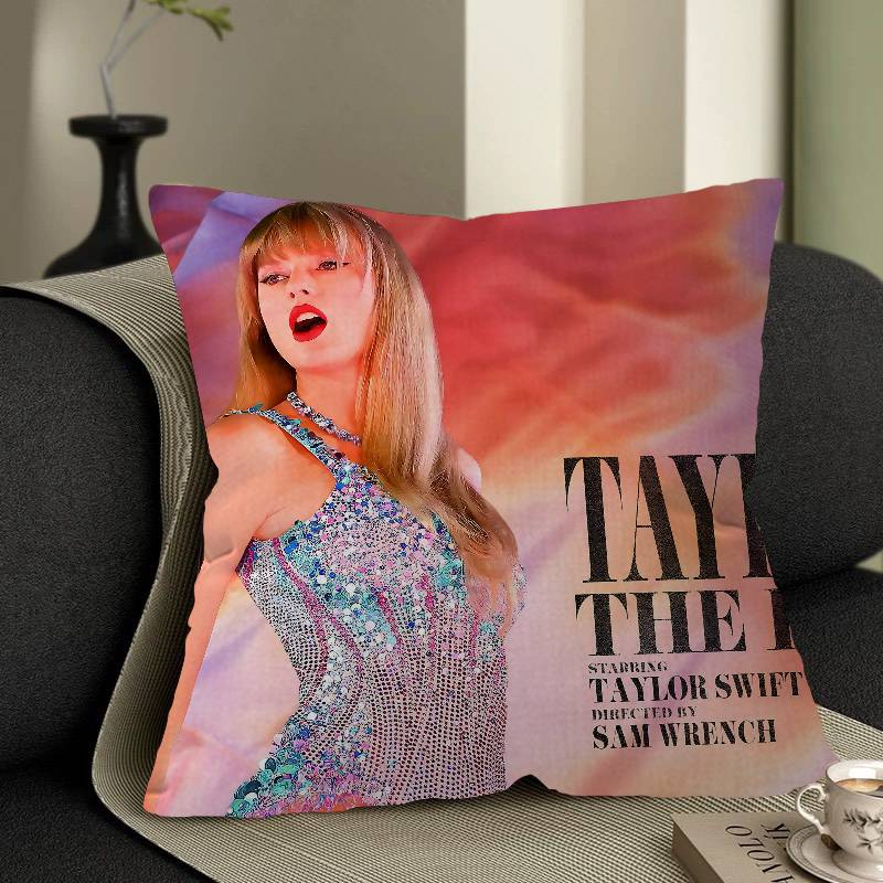 T-Taylor-Swifts Singer Pillowcase Toon Gift Cushion Cover Bedroom Home Sofa Chair Seat Decor Pillow Case
