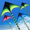 Cometa Prairie Kite de 1,2 m, fácil de volar, para adultos y niños, cometa triangular, fácil de instalar.
