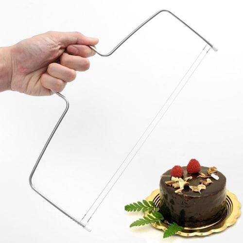 SensaBliss Stainless Steel Wire Cake Cutter, Bread and Toast Cutter, Baking Aid, High Hardness, Deformation Resistant, Beautiful Appearance, Baking To