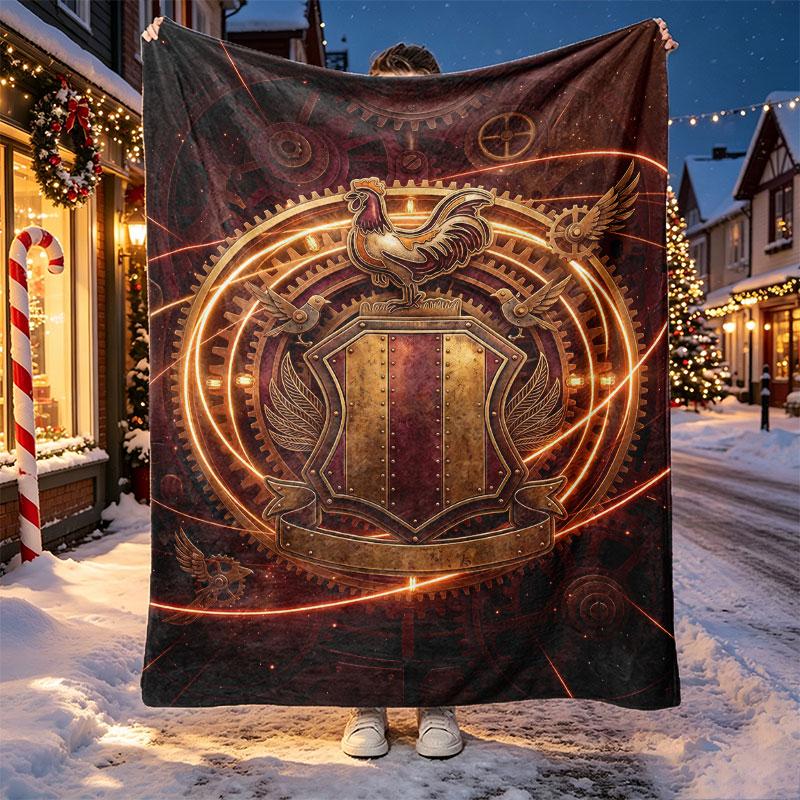 Bradford City AFC Pattern Blanket for Home Decoration, Bed, Sofa, Car Travel, Camping, Suitable for All Seasons, Birthday Christmas Gift