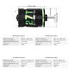 320A ESC 5V 2A BEC High Strength Magnets High Torsion Shaft Diameter 1/8 Inch RC Brushed Motor ESC Set for 1/10 RC Crawler Car