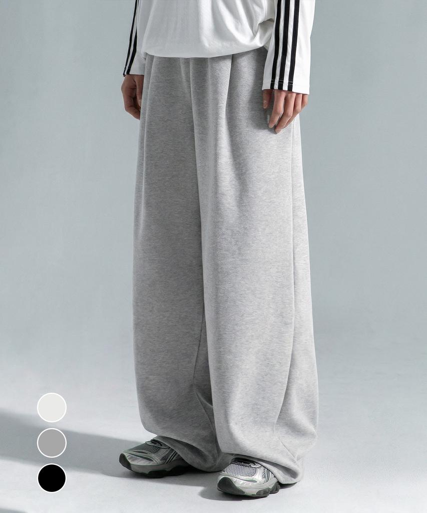 UNIONSTUDIO Odd One-Pleat String Wide Sweatpants ( 3 Colors )