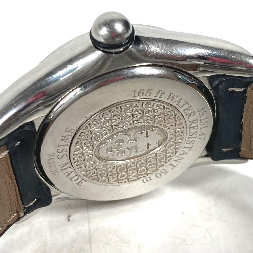 CORUM 39.151.47 Women's watch Bubble Diamond Bezel  Wristwatch SS blue/Black