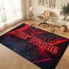 Fantasy Magic Theme Crystal Velvet Floor Rug Personalized Custom Name Text Warm Carpet Home Decoration