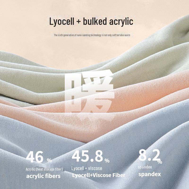 Tencel Termiskt Fleece Underkläder: Mjuk, Varm Underställströja för Pojkar och Flickor, Perfekt för Höst och Vinter.