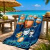 Ocean Explorers Adventure Beach Towel, Quick-drying, Easy to Care for, Suitable for Both Fitness and Beach Vacations,Sports Essential