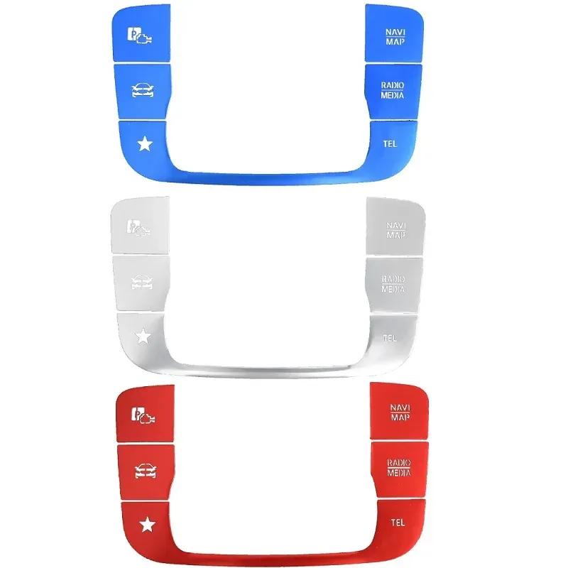 5 Stück Auto Mittelkonsole Multimedia Maus Schalter Tasten Abdeckung Aufkleber für Mercedes Benz A B Klasse W177 W247 W167 GLE GLS GLB