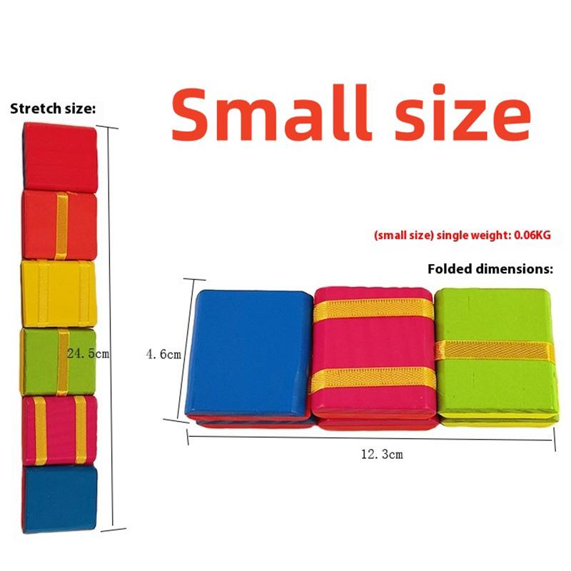 Funny Children s Wooden Educational Color Cognitive Toy Flipping Visual Error Toy Magic Show Flipping Building Blocks Party Gift
