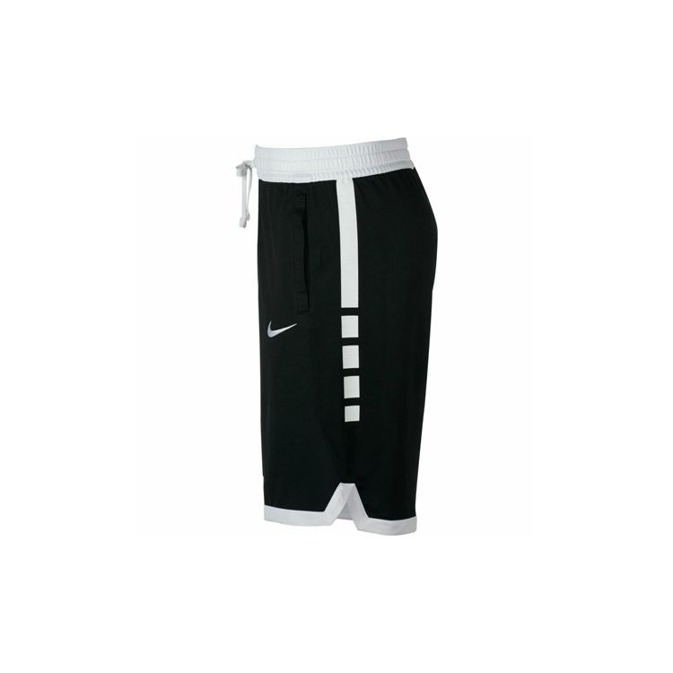 Nike Elite Breathable Mid-Waist Straight Basketball Shorts Men Bottoms Black AJ3904-010