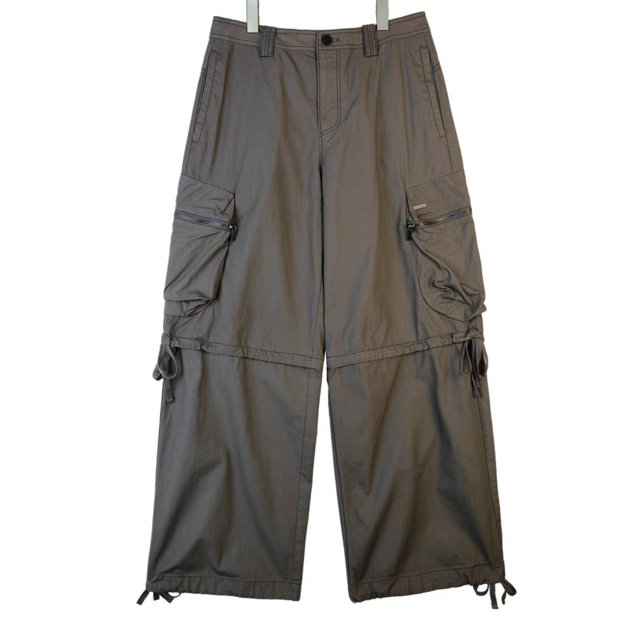 PYY404 Women s High-Waisted Slimming Convertible Work Pants Medium серый