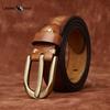 Retro Washed Top Layer Cowhide Belt Men's Genuine Leather Pin Buckle Casual Denim Men's Belt