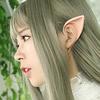 2 Stück realistische Elfenohren, Halloween-Make-up-Requisiten, verleihen Charme, breite Anwendung, Elfenohren für Avatar-Goblin-Feenkostüme