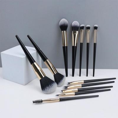 Complete Makeup Brush Set: Eyeshadow, Lip, Foundation, Concealer, Powder, Eyebrow Brushes