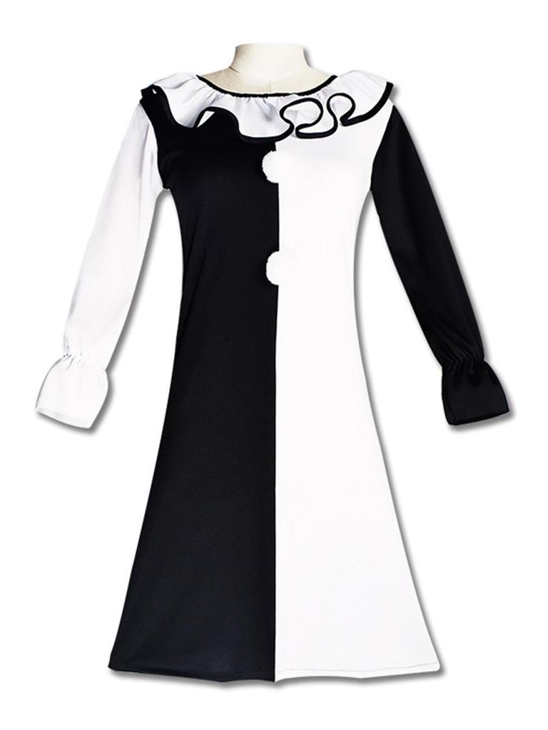 Soul-Shattering Clown Cosplay Halloween Costume - Horror Movie-Inspired Performance Outfit