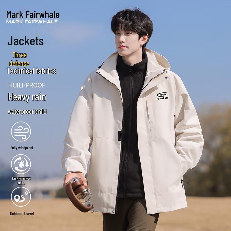 

Mark Fairwhale Men s 3-in-1 Outdoor Jacket 2XL