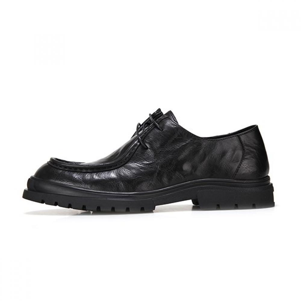 Barbara Cowhide BaSic 3cm Men S Derby Loafer Bmh105bk