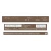 Excel The Prime Eyebrow PE02 Camel Brown Eyebrow Pencil with Brush & Powder 3-in-1