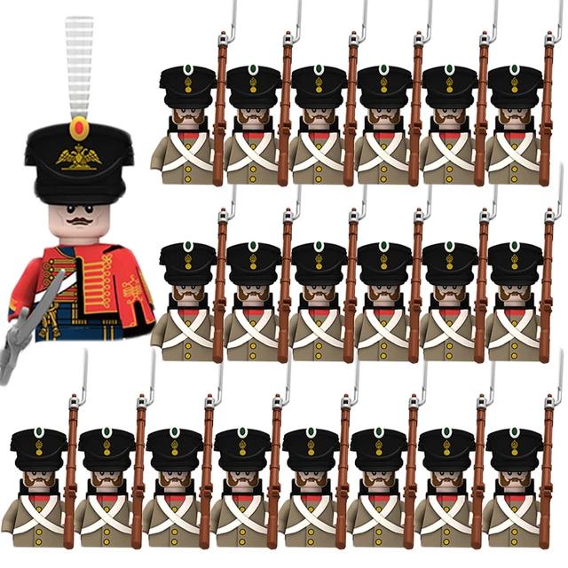 Kids Building Blocks Toy Napoleonic Wars Military WW2 Mini Dolls Soldier Duke Medieval Knights Officer Model Toy wholesale store