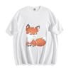 Cute Cartoon Red Fox Graphic T-Shirt