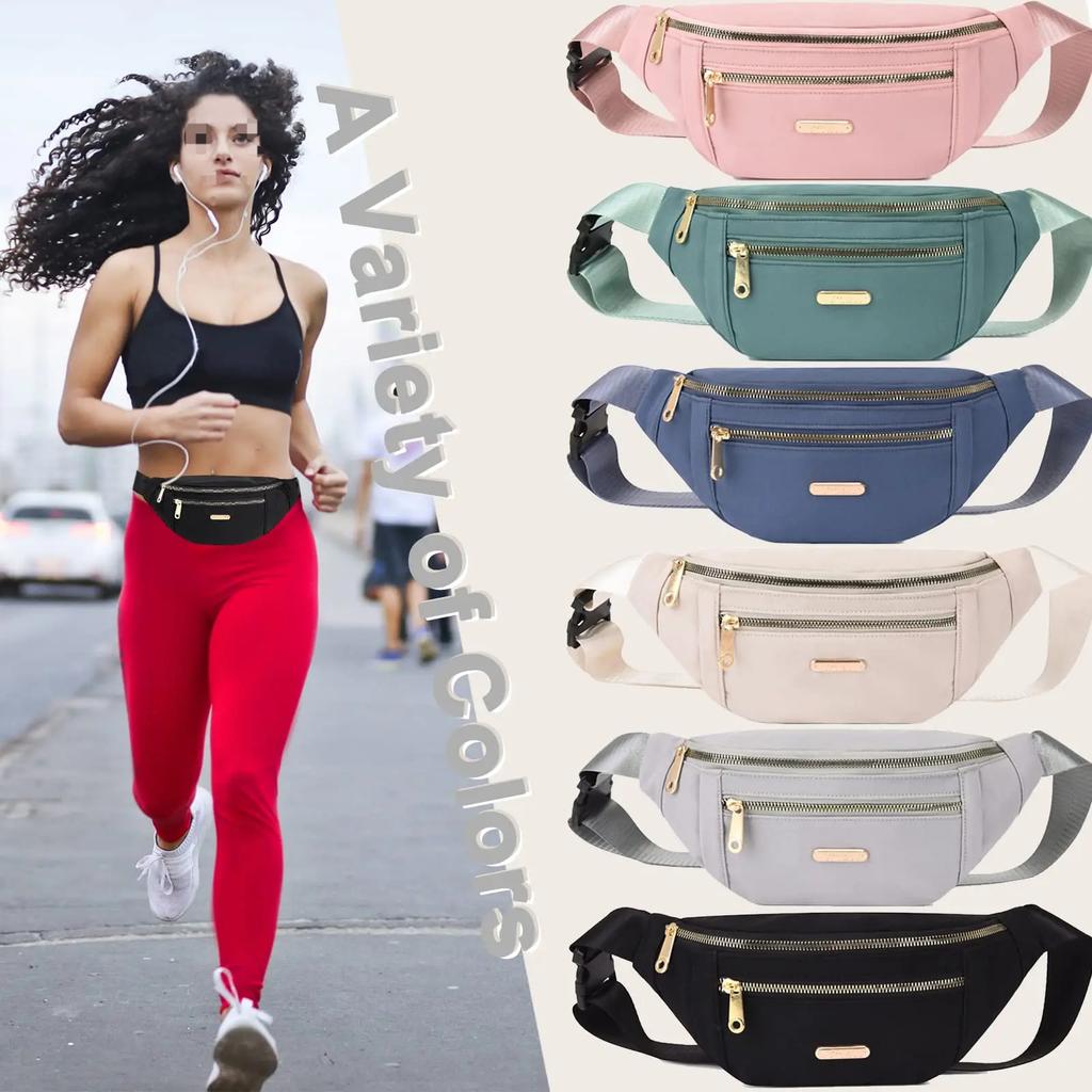 Packs for Women Men Belt Bag Fashion Waist Packs Lightweight Crossbody Bags Bum Bag for Running Hiking Travel Workout