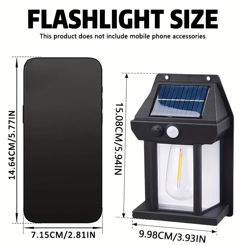 Solar Motion Sensor Outdoor Light, LED Street Light, Semi Embedded Installation, Suitable for Steps, Courtyards, Porches, Front Doors, Sidewalks