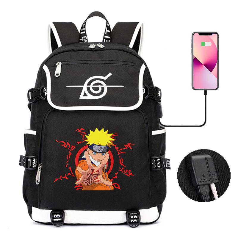 Backpack Day Manga Cartoon Printing Student School Bag Business Large Capacity Usb Computer Bag