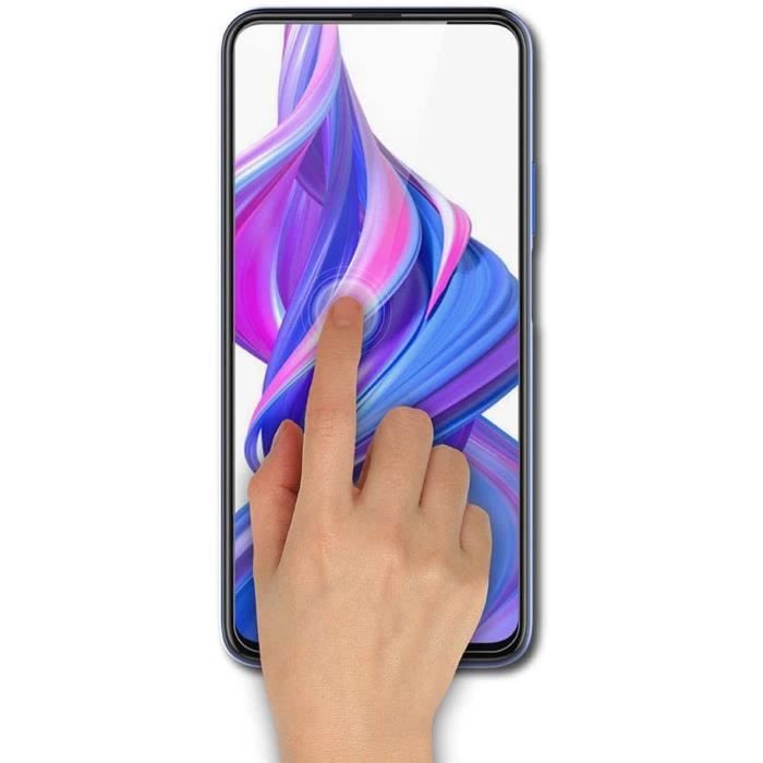 Film de protection d'écran - Phonillico® - Huawei HONOR 9X - Pack de 3 - Verre trempé - Résistant aux rayures
