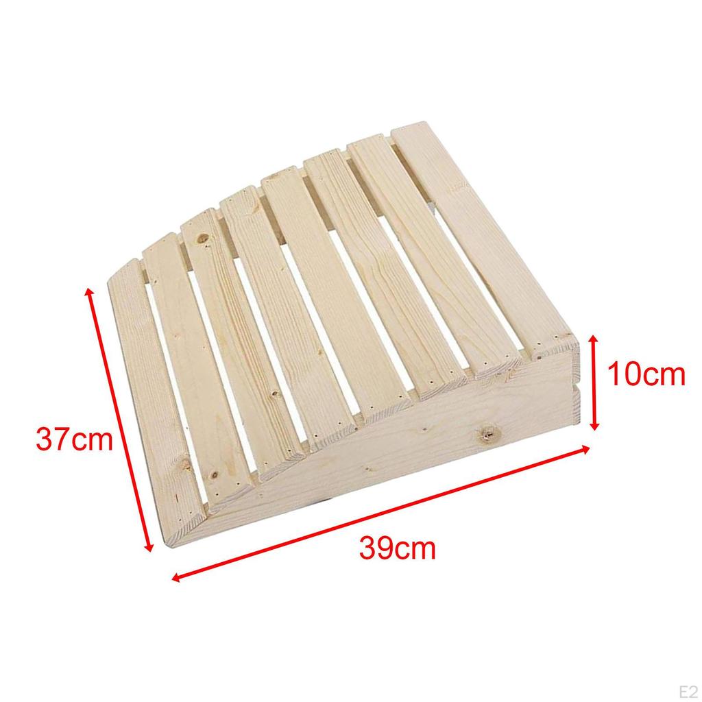 Sauna Kopfstützkissen, Zimmer Holzkissen für Sofa, Dampfbad, Wohn