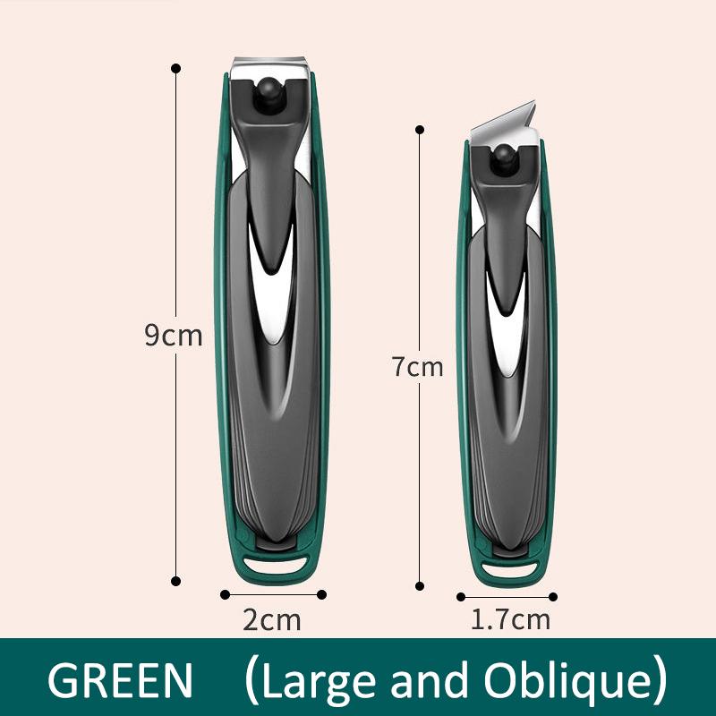 Tagliaunghie colorate Tagliaunghie antispruzzo Design staccabile Tagliaunghie Strumento per unghie manicure in acciaio inossidabile