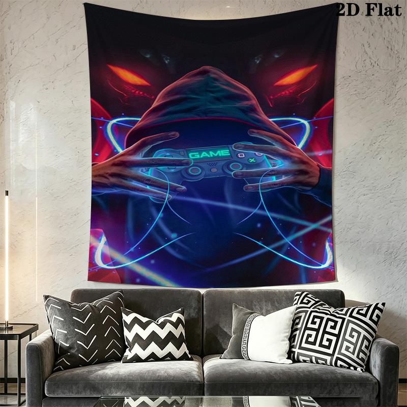 Game Time Wall Tapestry Tapestry Wallmounted Fashion Print Home Decor Background Wall Hanging Cloth Background Cloth