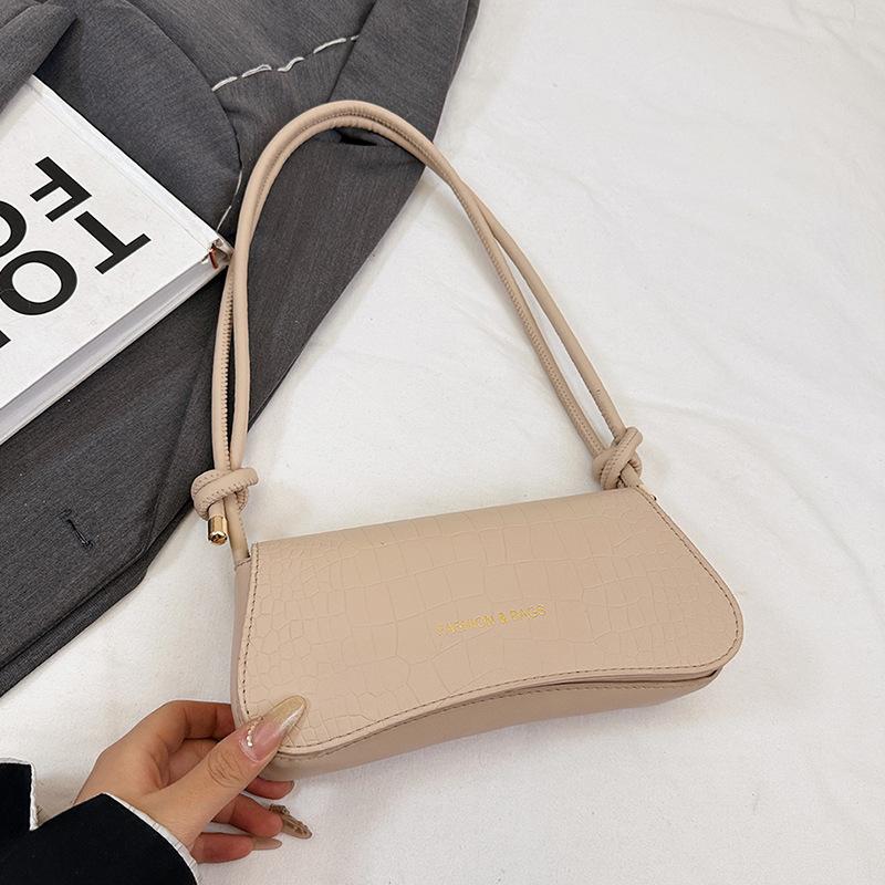 Underarm bag 2025 new crocodile pattern small square bag commuter shoulder messenger bag