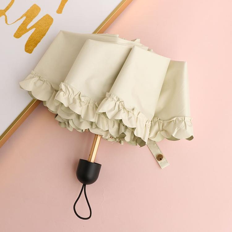 Portable  Fre Sle Five Umbrella Lace   Sunscreen Umbrella for Sunny And Rainy Days UV Protection Sunade
