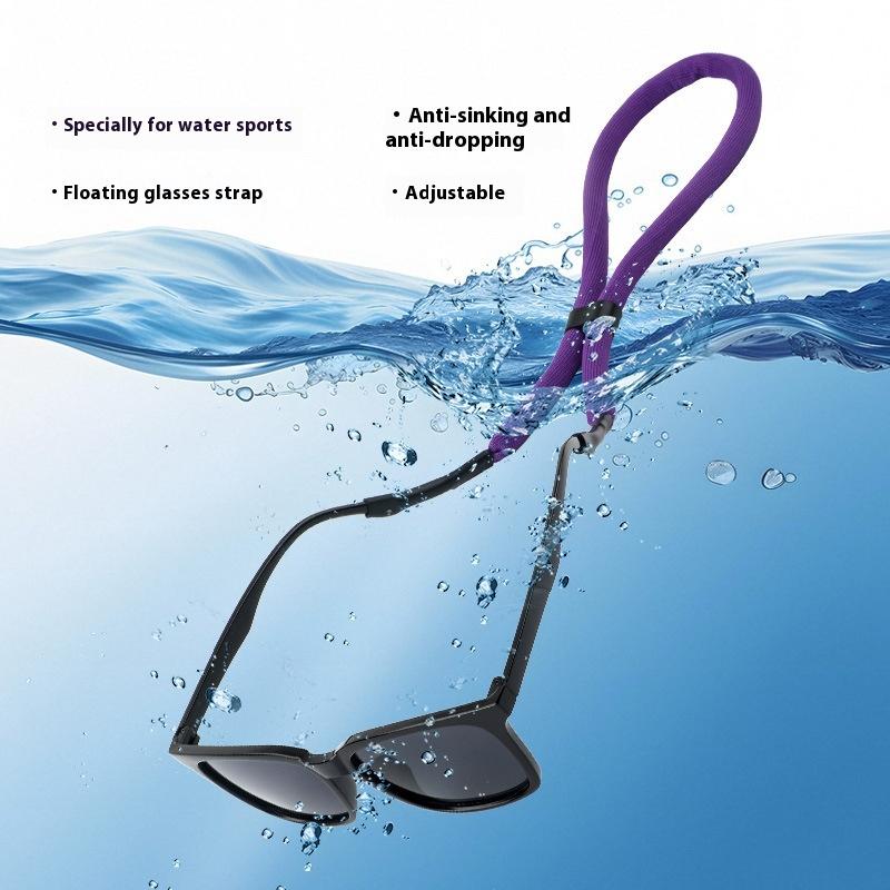 4Pcs Floating Sports Glasses Strap Holder Anti Slip Glasses Cord Rope Adjustable Outdoor Water Eyeglasses Women Chain Retainer