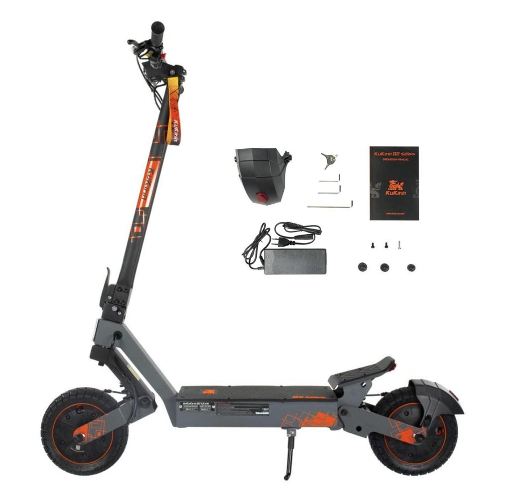 KuKirin G2 Ultra Adult Folding Electric Scooter 800W Dual Motor 48V18Ah Battery 10 Inch All-Terrain Tires Outdoor The Ultimate Off- Road E-Scooter