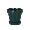 Dulton Botany Pot Featuring an Embossed Logo and Earth BOTANY 9cm Product 3, Green, Tones. No. 3, 8.3cm High, Diameter. Code G21-0395XS/GR.
