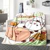 Custom Name Bubu Dudu Theme Printed Blanket - Perfect for Couch, Bed, Travel & Outdoor Use | Machine Washable, Cozy & Durable.