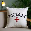 Luxury Brand N-Noah Cushion Cover Soft Short Plush Double-Sided Printing Home Decor Machine Washable Pillow Case Gift