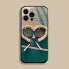 Sport Badminton Cool Phone Case For iPhone 17,16,15,14,13,12,Pro,Max,Plus,E,SE4,Air,Mini Black Soft Cover