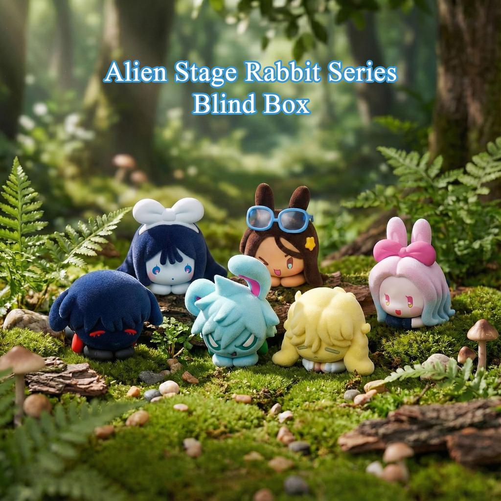 Alien Stage Rabbit Series Blind Box Figures - Officially Licensed Mystery Figures from the Alien Stage Anime (1 box contains 1 random character)