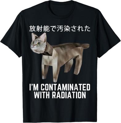 I'm Contaminated With Radiation Cat Meme Funny Meme Gen-Z Men  Unisex T-Shirt